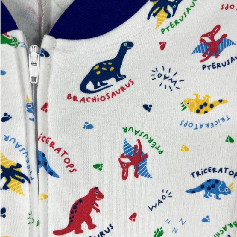 Pijama Enterito Infantil - Dinosaurios - Osito de Algodón-4