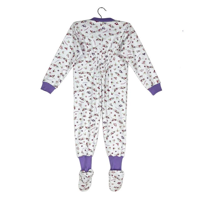Pijama Enterito Infantil - Pajaritas - Osito de Algodón-2