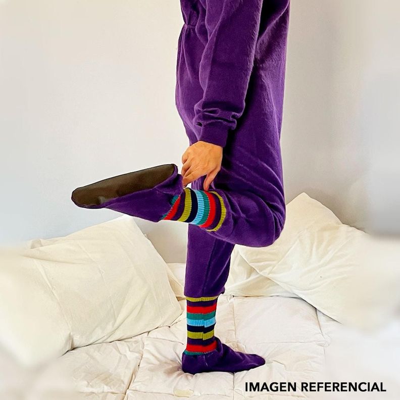 Pijama Adulto - Enterito Térmico - Morado (Tallas S-M-L-XL)-4