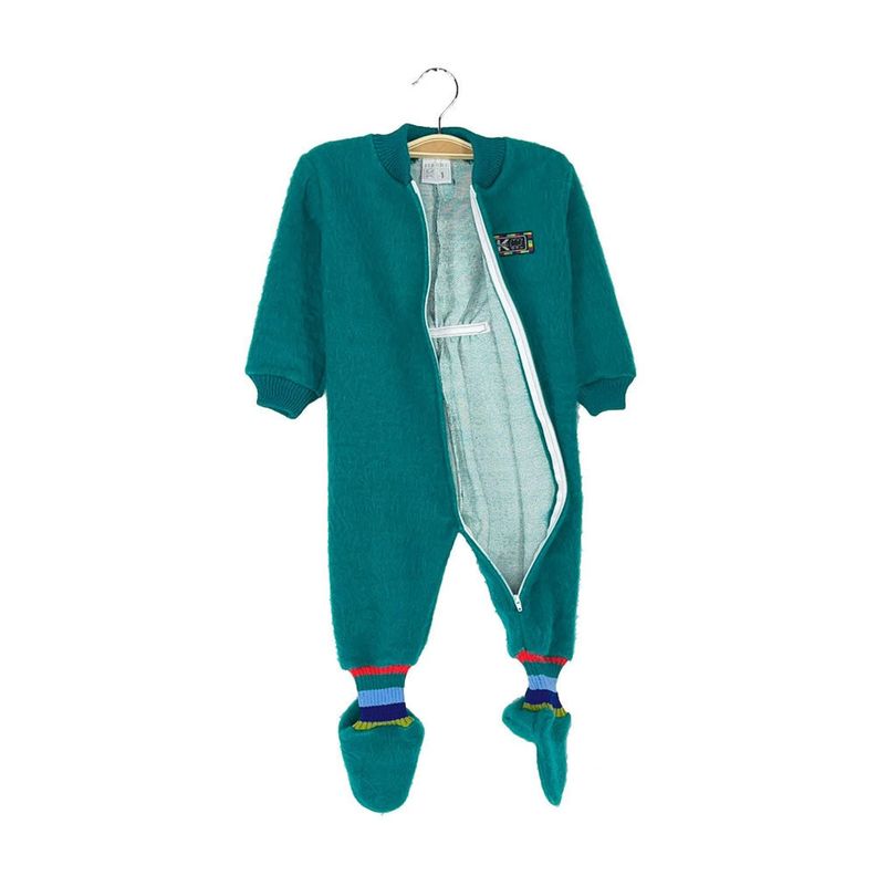 Pijama Bebé - Enterito Térmico - Verde Esmeralda (Tallas 0 a 2)-2