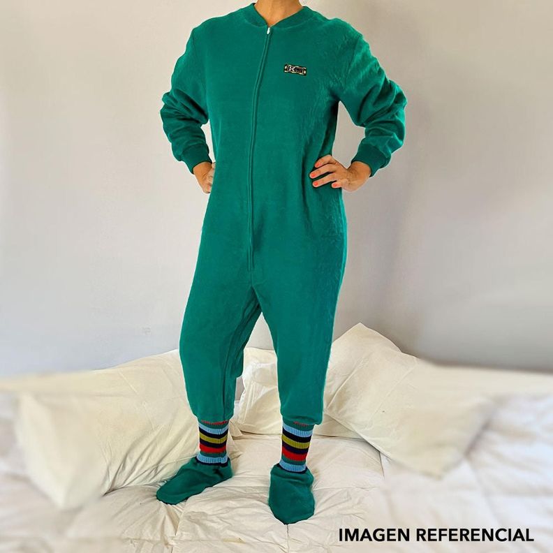Pijama Adulto - Enterito Térmico - Verde Esmeralda (Tallas S-M-L-XL)-1