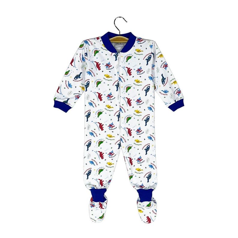 Pijama Enterito Bebé - Dinosaurios - Osito de Algodón-0