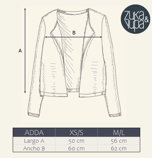 CHAQUETA ALGODÓN ESTAMPADA REVERSIBLE MUJER ADDA-5