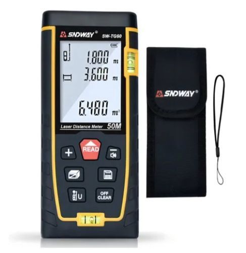 Medidor De Distancia Laser Digital 50 Metros