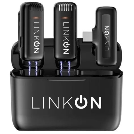 Microfono Inalambrico + Estuche Entrada USB C