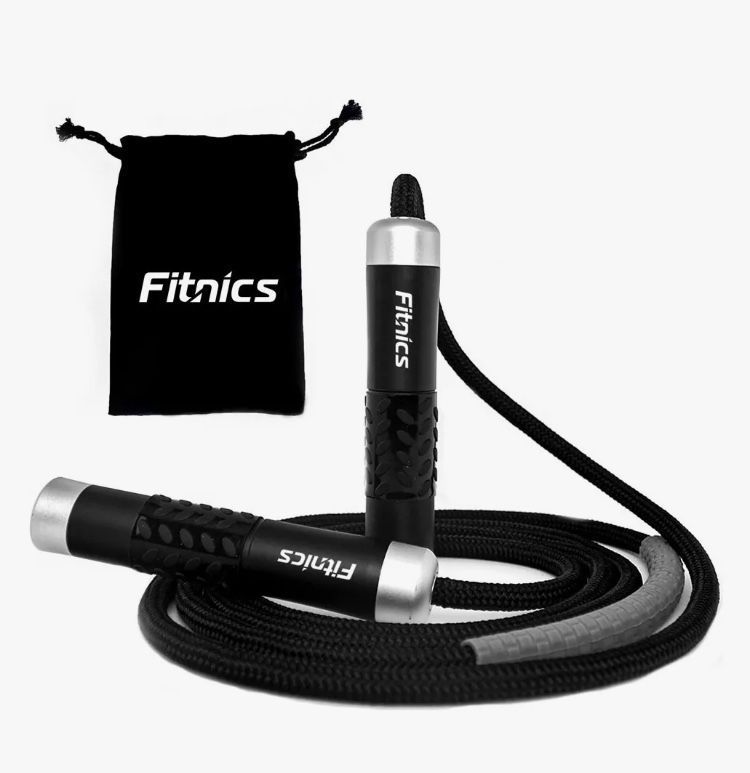 Cuerda Para Saltar Con Peso Ajustable Negro