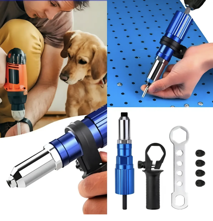 Remachadora adaptable para Taladro