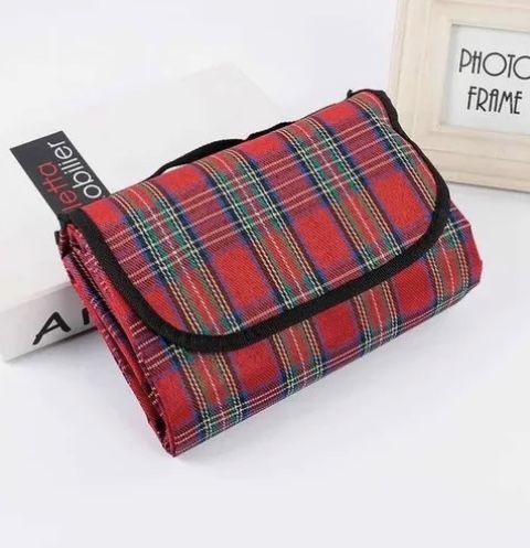 Manta Picnic Impermeable Multiuso Rojo