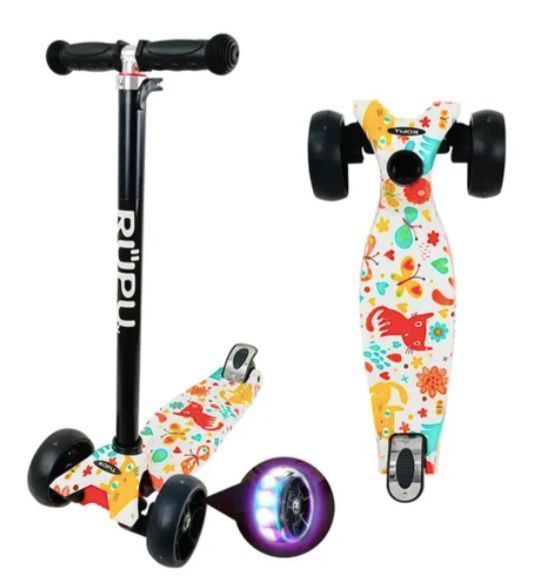 Scooter Monopatin Spring Cat Ruedas Led