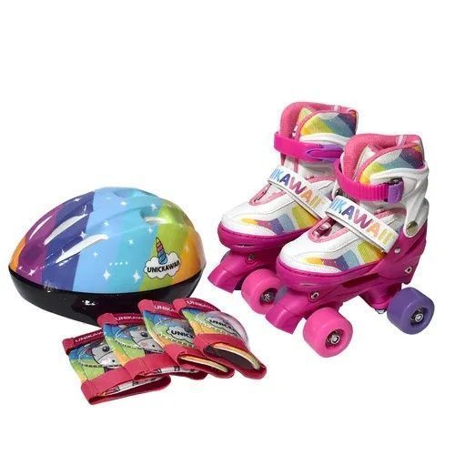 SET PATINES 2X2 + ACCESORIOS UNICKAWAII-0
