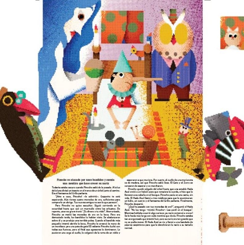 Libro Las Aventuras de Pinocho - Pop Up-4