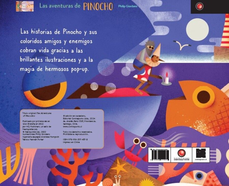 Libro Las Aventuras de Pinocho - Pop Up-5