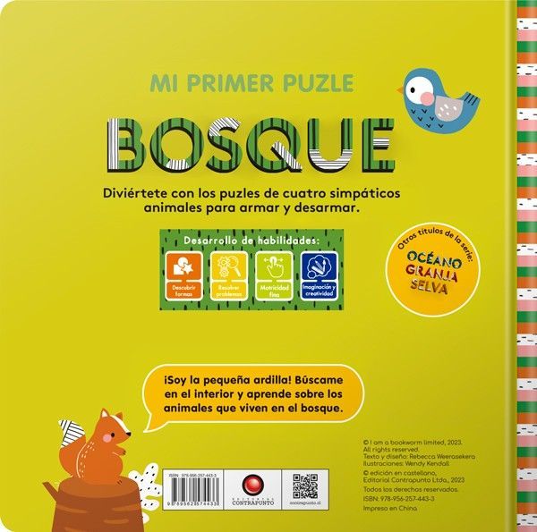 Libro Mi primer puzle - BOSQUE-2