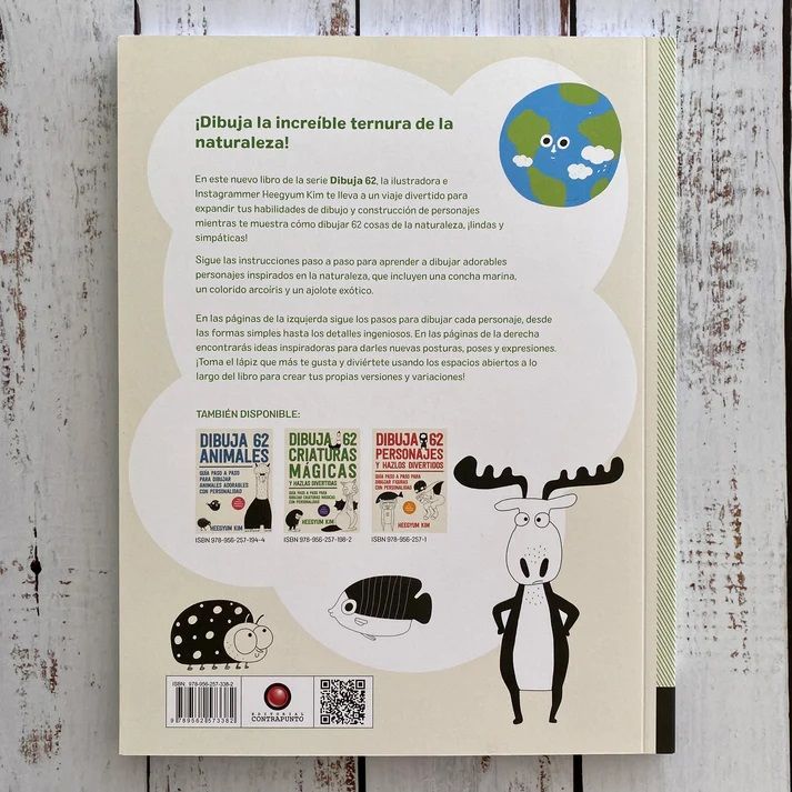 Libro Dibuja 62 Cosas De La Naturaleza Y Hazlas Lindas-3