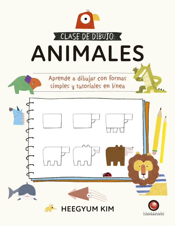 Libro Clase de dibujo - ANIMALES-0