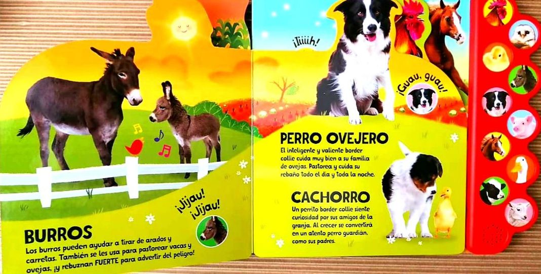 Libro Sonoro - 10 Sonidos De La Granja. ¡cuac! ¡muu! ¡oinc!-2