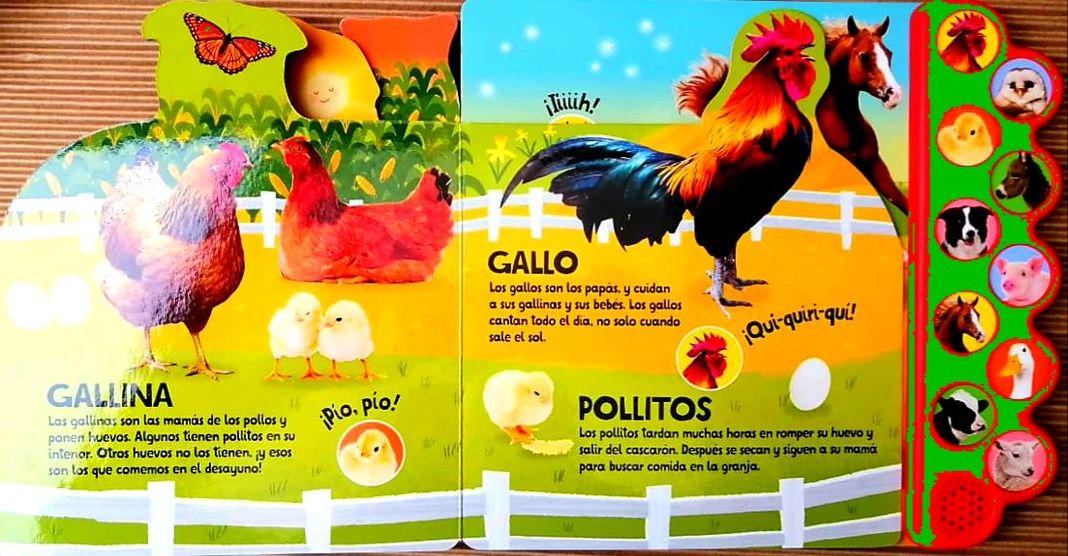 Libro Sonoro - 10 Sonidos De La Granja. ¡cuac! ¡muu! ¡oinc!-3