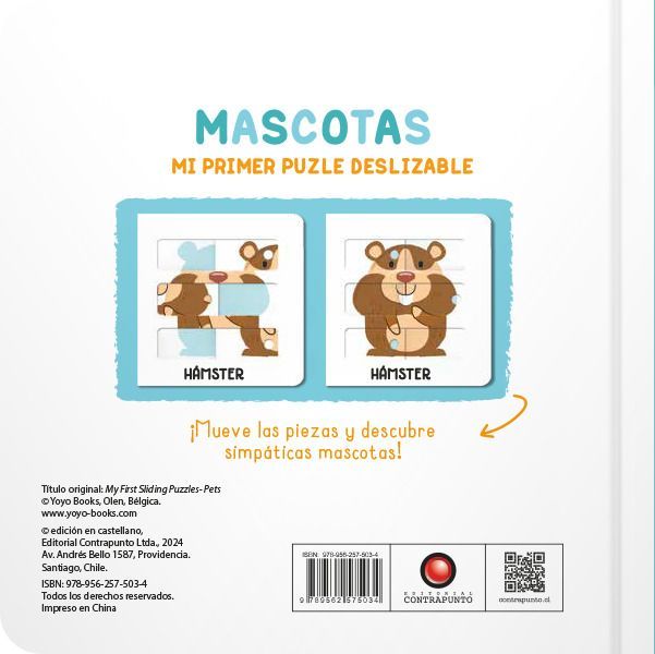 Libro Mascotas. Mi primer puzle deslizable-1