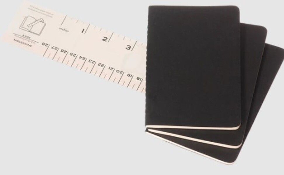 Moleskine Libretas Cahier. Set De 3 / Xl / Negro / De Rayas-2