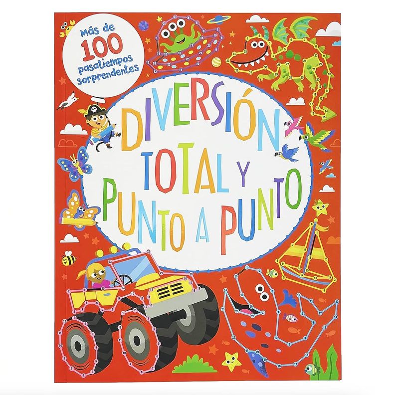 Libro Más de 100 pasatiempos - DIVERSION TOTAL Y PUNTO A PUNTO-0