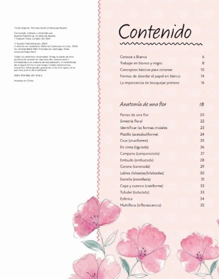 Libro El Arte de Dibujar Flores-1