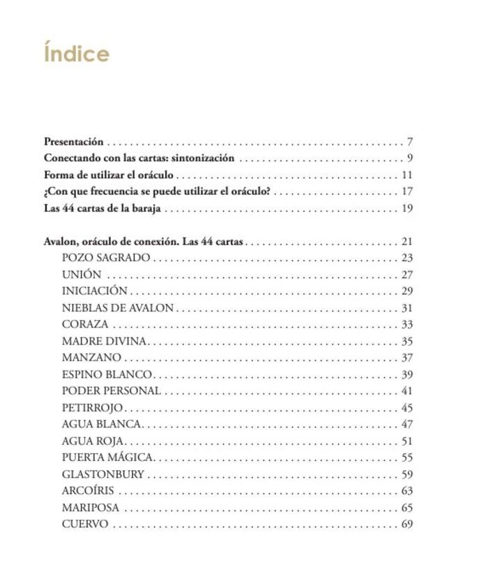 Libro AVALON, ORACULO DE CONEXION (libro + cartas)-1
