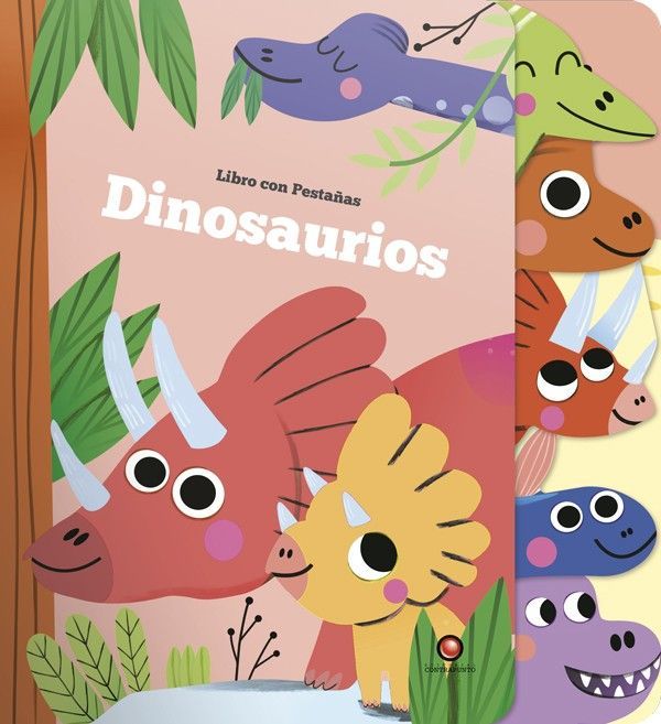 Libro con pestañas - DINOSAURIOS-0