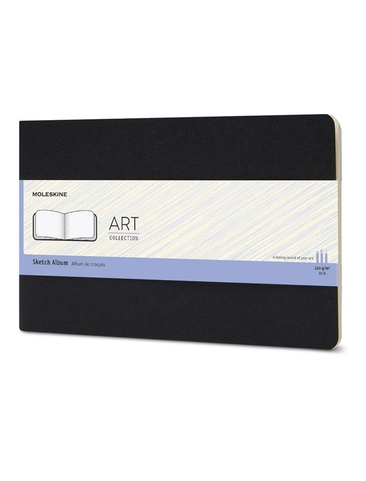 Moleskine Album De Dibujo / Grande / Negro / Tapa Blanda