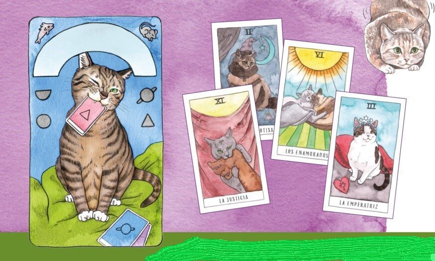 Libro EL TAROT DE LOS GATOS (libro + cartas)-2