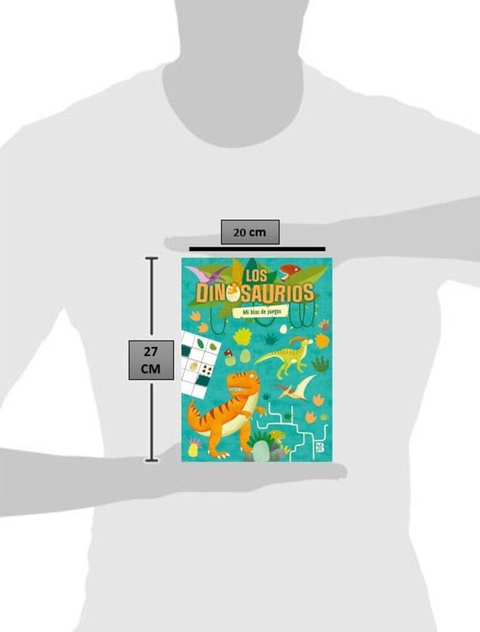 Libro Los dinosaurios. Mi bloc de juegos-1