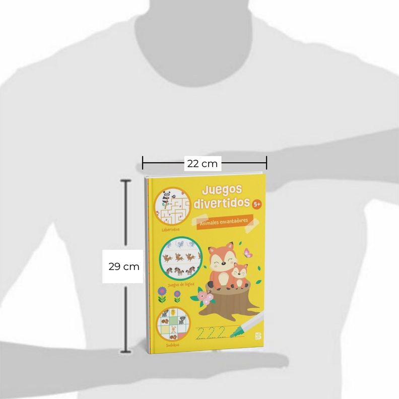 Libro ANIMALES ENCANTADORES -  JUEGOS DIVERTIDOS-1