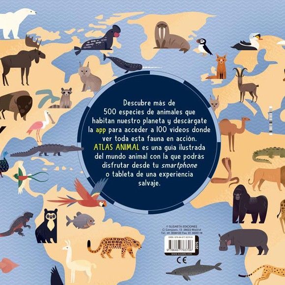 Libro atlas animado - ATLAS DE ANIMALES (con app)-1