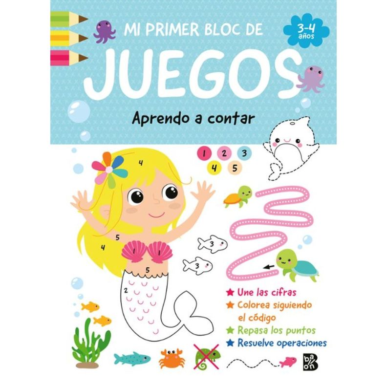 Libro MI PRIMER BLOC DE JUEGOS - APRENDO A CONTAR-0