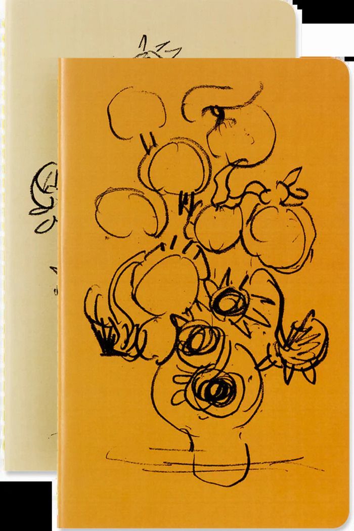 Libretas Cahier Ed. Limit. Van Gogh L rayas Set de 2-0