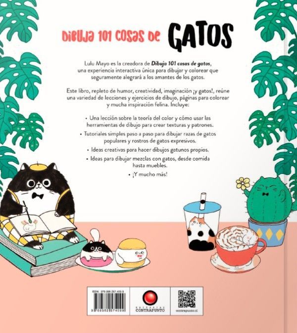 Libro DIBUJA 101 COSAS DE GATOS-3