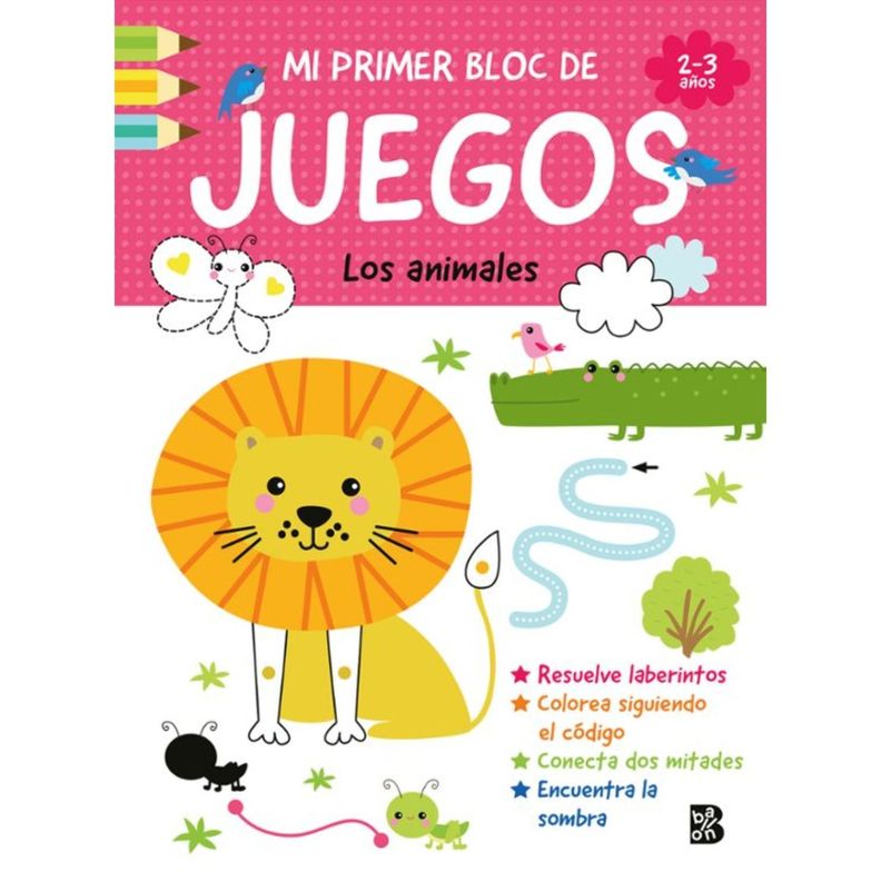 Libro MI PRIMER BLOC DE JUEGOS - LOS ANIMALES-0