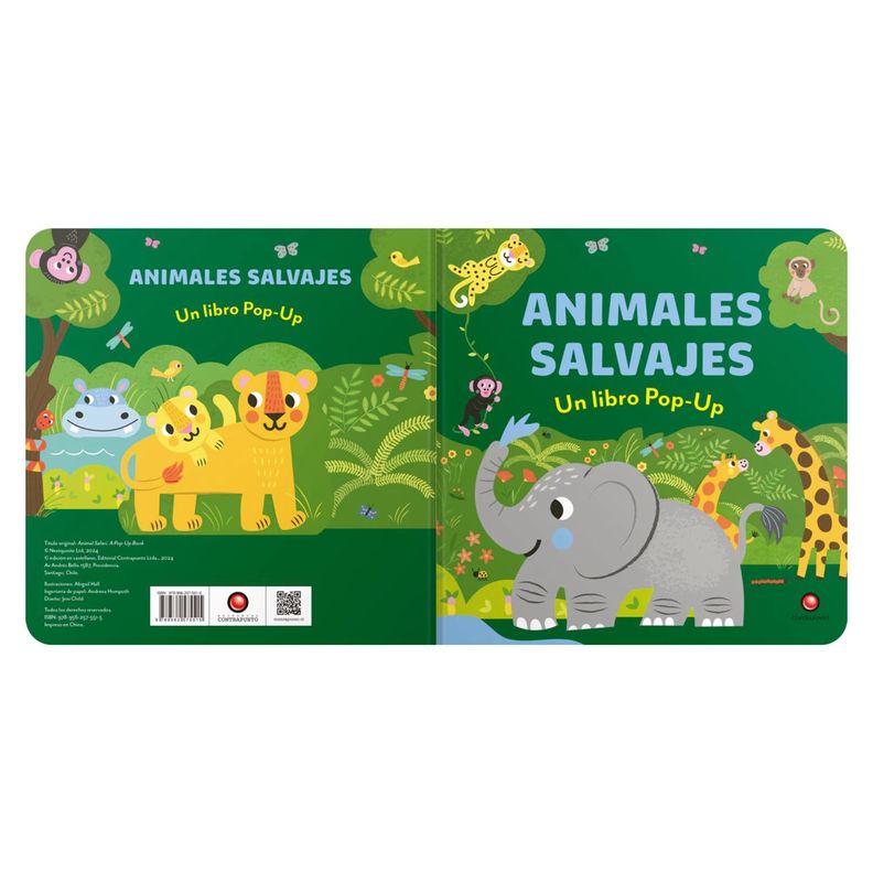 Un libro Pop-Up - ANIMALES SALVAJES-2