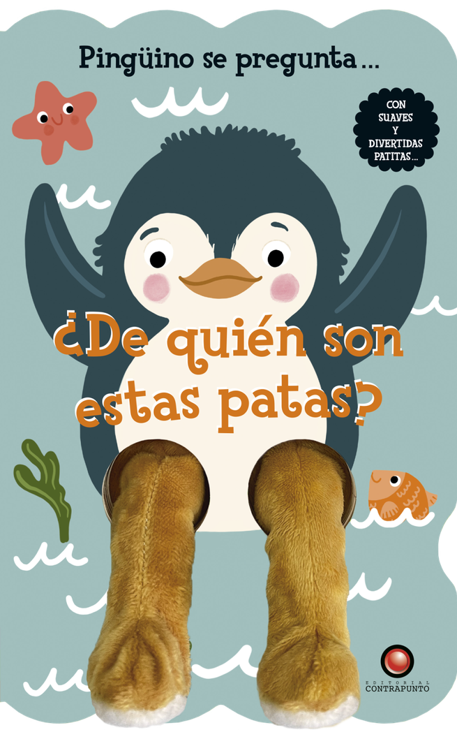 De quien son estas patas? Pinguino se pregunta