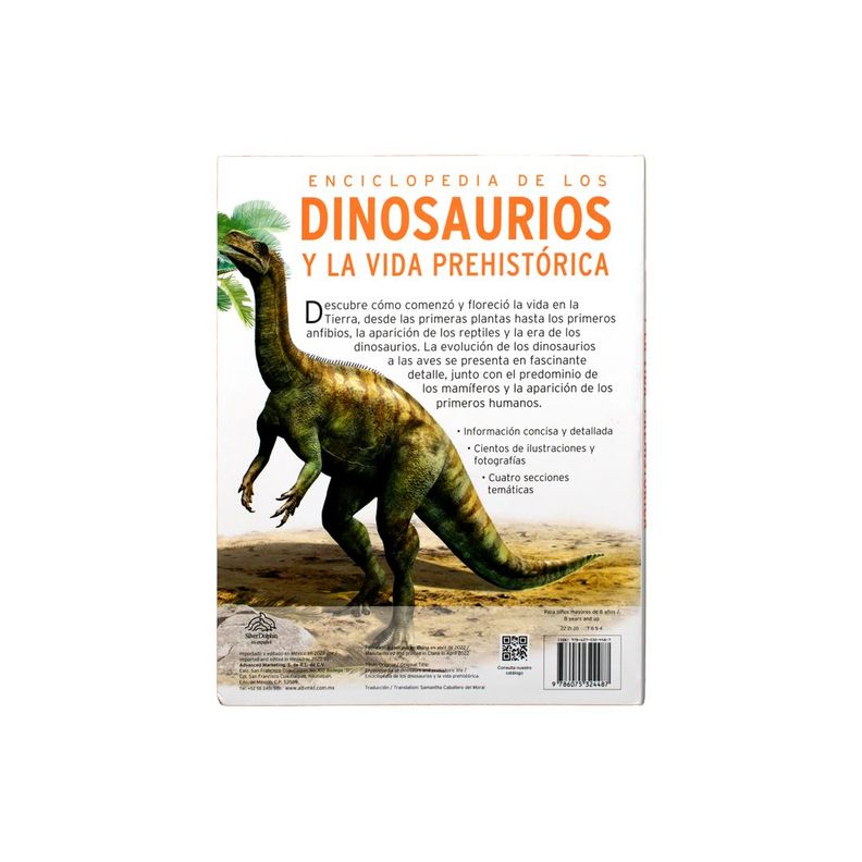 Libro Enciclopedia - De Los Dinosaurios Y La Vida Prehistorica-2