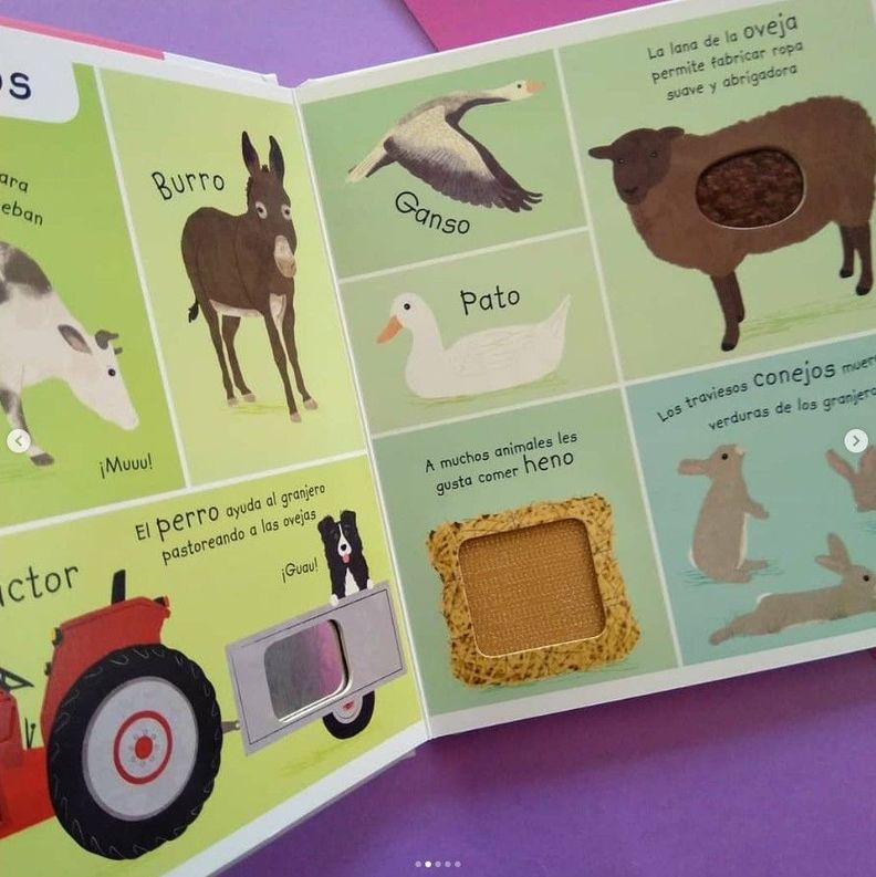 Libro Encuentra, Siente Y Aprende -  Animales De La Granja-2