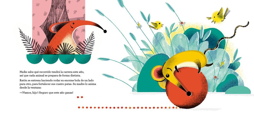 Libro La gran carrera de los animales-2
