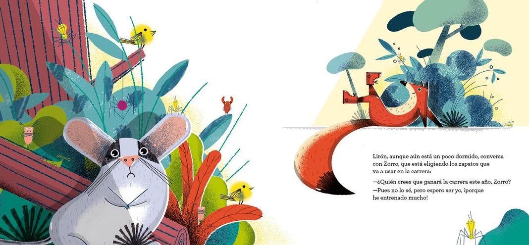Libro La gran carrera de los animales-4