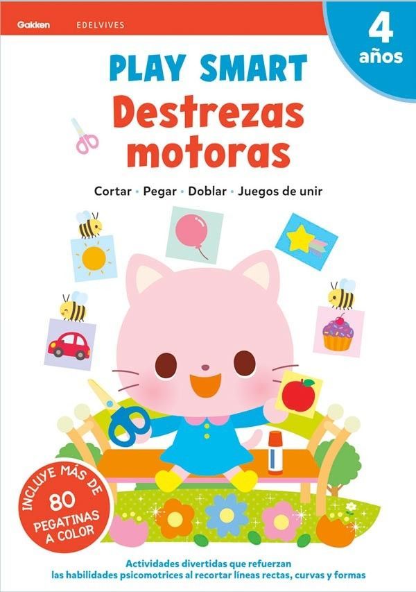 Libro Play Smart - 4 años. Cuad 6. Destrezas motoras-0