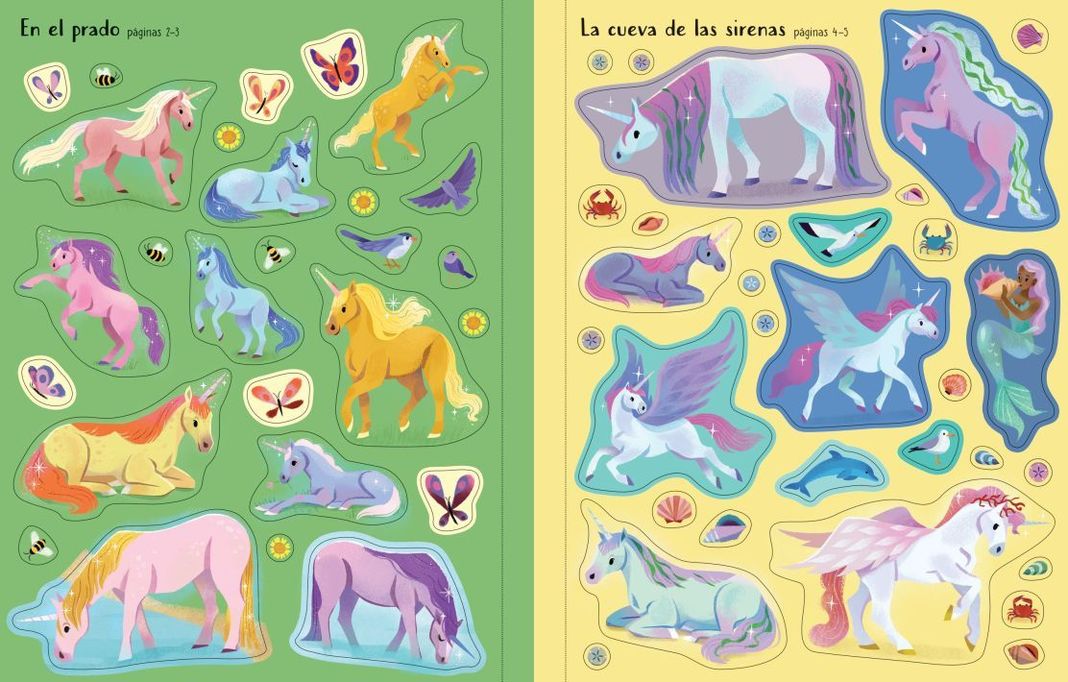 mi primer libro de pegatinas - UNICORNIOS-2