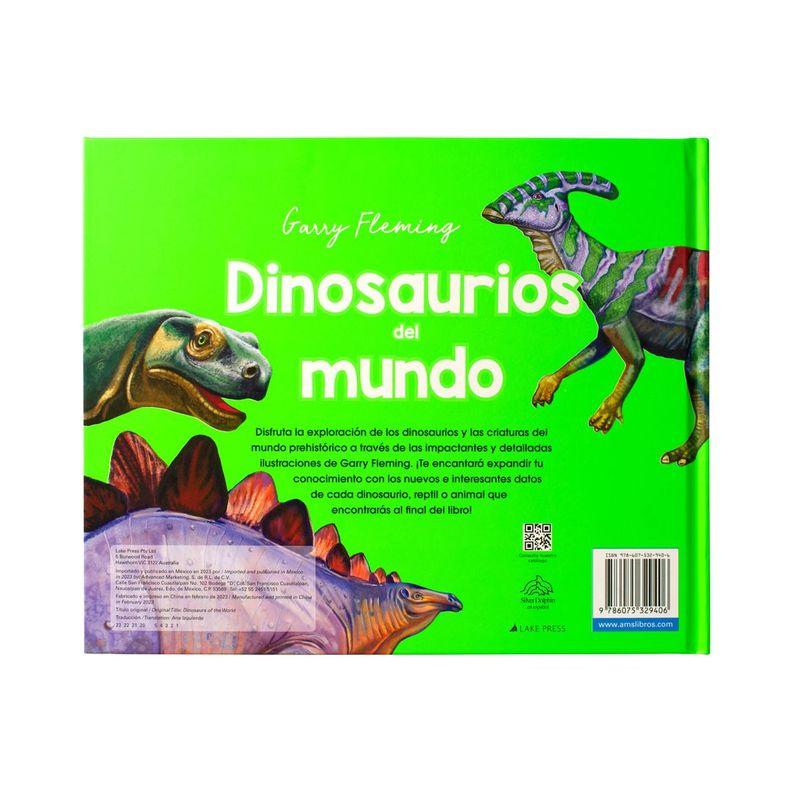 Libro Garry Fleming - DINOSAURIOS DEL MUNDO-2