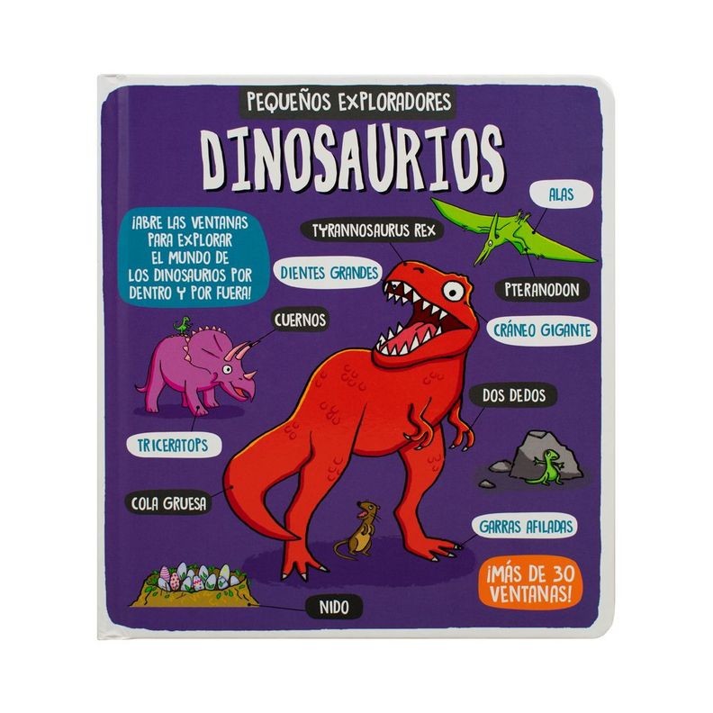 Libro pequeños exploradores - Dinosaurios-0
