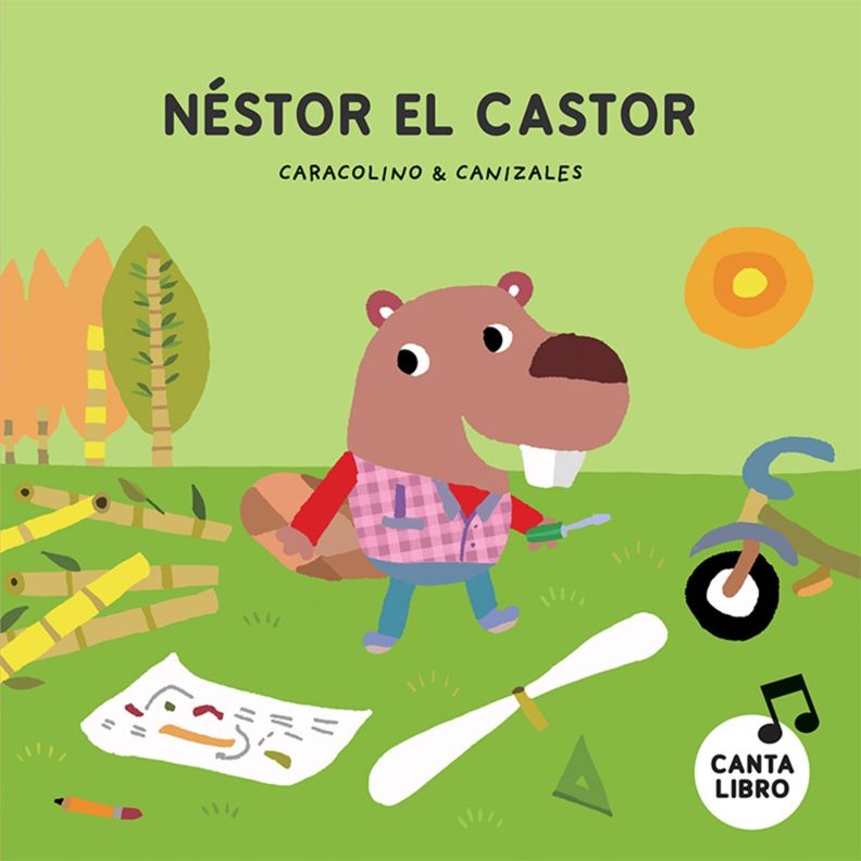 Libro LEE Y CANTA CON CARACOLINO - NESTOR EL CASTOR-0