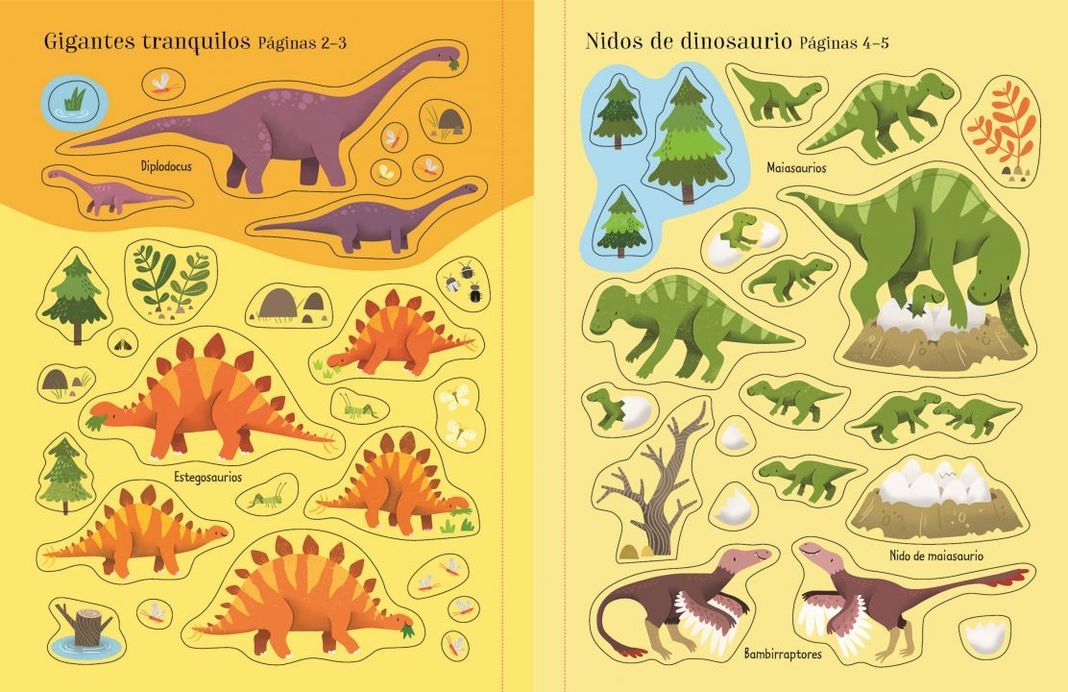 mi primer libro de pegatinas - DINOSAURIOS-1