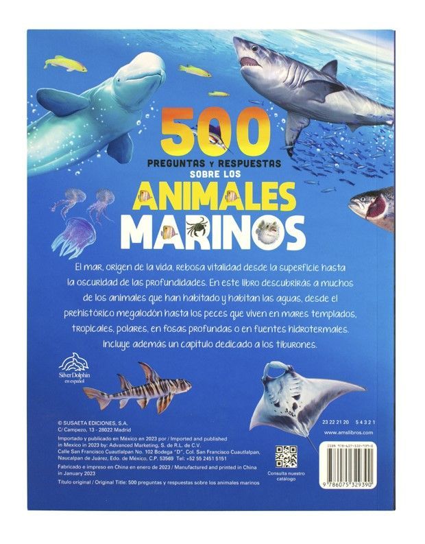 Libro 500 preguntas y respuestas - SOBRE LOS ANIMALES MARINOS-3