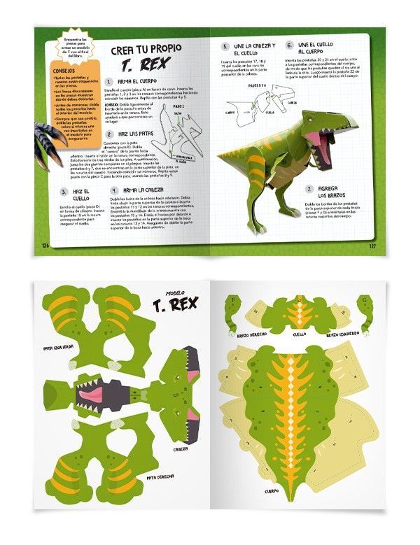 Libro el increible mundo de… LOS DINOSAURIOS (+ Modelo 3D)-1